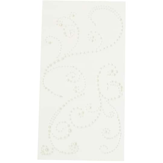 12 Pack: Pearl Scroll Stickers by Recollections™
